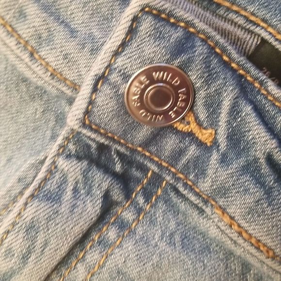 Wild Fable High Rise Distressed Baggy Jeans NWT Plus Sz. 26" X 31.5" Inseam - Picture 7 of 12